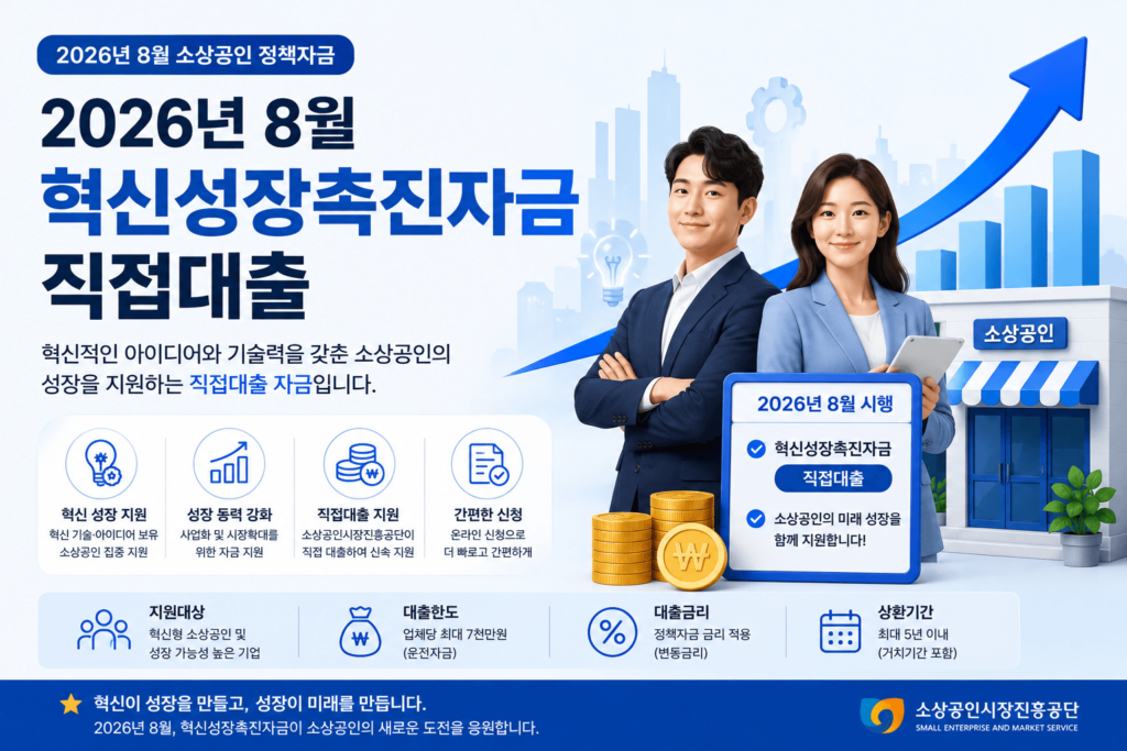 혁신성장촉진자금 직접대출